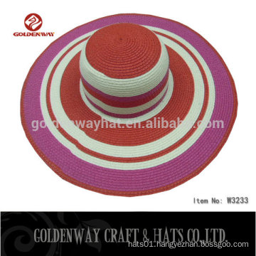 Factory supply ladies sun hat with floppy wide brim